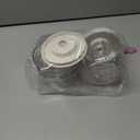 MINI Cordless Food Processor Electric Vegetable Chopper,USB Rechargable Compact Meat Grinder with 4 Cups & 2 Slicers for Baby Food Kitchen,Mincing Pureeing Onion Garlic Chili & Spices(Ivory)