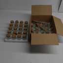 40 Pack Glass Favor Jars with Cork Lid, 3.4 oz Small Glass Bottles for Wedding Favor, Baby Shower, Party Favor, Gift Jars for Candy, Bonus Twine and Labels