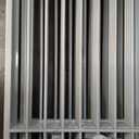 Full Metal Freestanding Dog Gate with Door, 32''Height Foldable Pet Dog Fence for Indoor & Outdoor, 8 Panels Extra Wide Free Standing TallDog Gates for Doorways,House,Stairs,Porch,Deck,Yard (White)