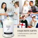 Premium Vanilla Soy Wax Jar Candle,80 Hours Long Lasting Candles 12 oz