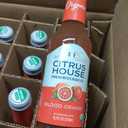 Citrus House Organic Sparkling Juice, Blood Orange, Modern Italian Soda, No Added Sugar, No Preservatives, 9.3 Fl Oz Glass Bottle (Pack of 12), BBD: 02/28/2026