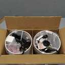 Modern Small Table Lamp Set of 2, Minimalist Nightstand Bedside Lamps with One-Button Inline Switch, 10.4 Inch Desk Light for Bedroom, Living Room,Including Light BulbGolden