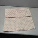 ZWJD Pillow Covers 20x20 Set of 2 Soft Polyester Textured Pillow Covers with Stylish Flange Edge Cozy Farmhouse Throw Pillows for Couch Bed Sofa Living Room (Beige)