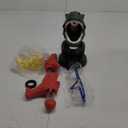 Dinosaur Shooting Boy Toys for Kids Age 3 4 5 6 7 8 - Moveable Shooting Game with Scoreboard, Light & Sound, 12 Foam Balls, Boy Toddler Toys 5-7 6-8 8-10, Competition Game Gifts (Dark Green)