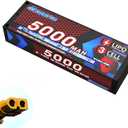 AMORIL 11.1V 5000mah 3S Lipo Battery Pack with XT60 Plug for RC car and Truck (1 pc)