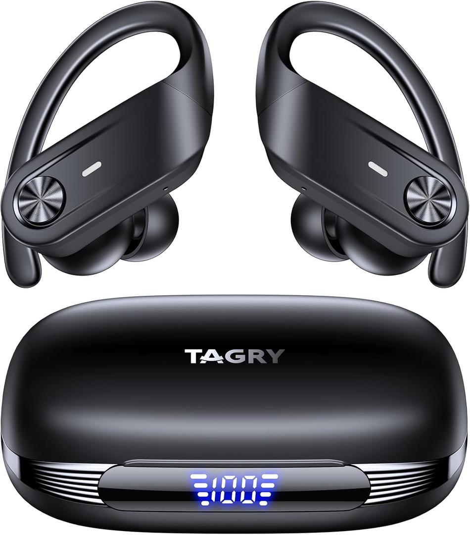 TAGRY Hybrid Active Noise Cancelling Wireless Earbuds Ear Buds