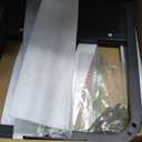 GOYLSER C Shaped Tv Trays Living Room End Table End Stand, Black Minimalist Wooden c Table for Sofa, Height Adjustable Tv Tray Tables Swivel Side Table for Dinner Eating