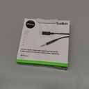 Belkin AV10172bt03-BLK 3.5mm Audio Cable With Lightning Connector, Black, Smartphone