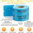 Beeveer 1 Pcs Enter to Win Raffle Box with Lock with 1000 Raffle Ticket Double Roll 6.7 x 5 x 8 in Ticket Clear Acrylic Donation Box with Slot Sign Holder Suggestion Storage for Vote Collection
