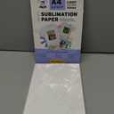 Printers Jack Sublimation Paper - Heat Transfer Paper 100 Sheets 8.3" x 11.7" for Any Epson HP Canon Sawgrass Inkjet Printer with Sublimation Ink for T shirt Mugs DIY