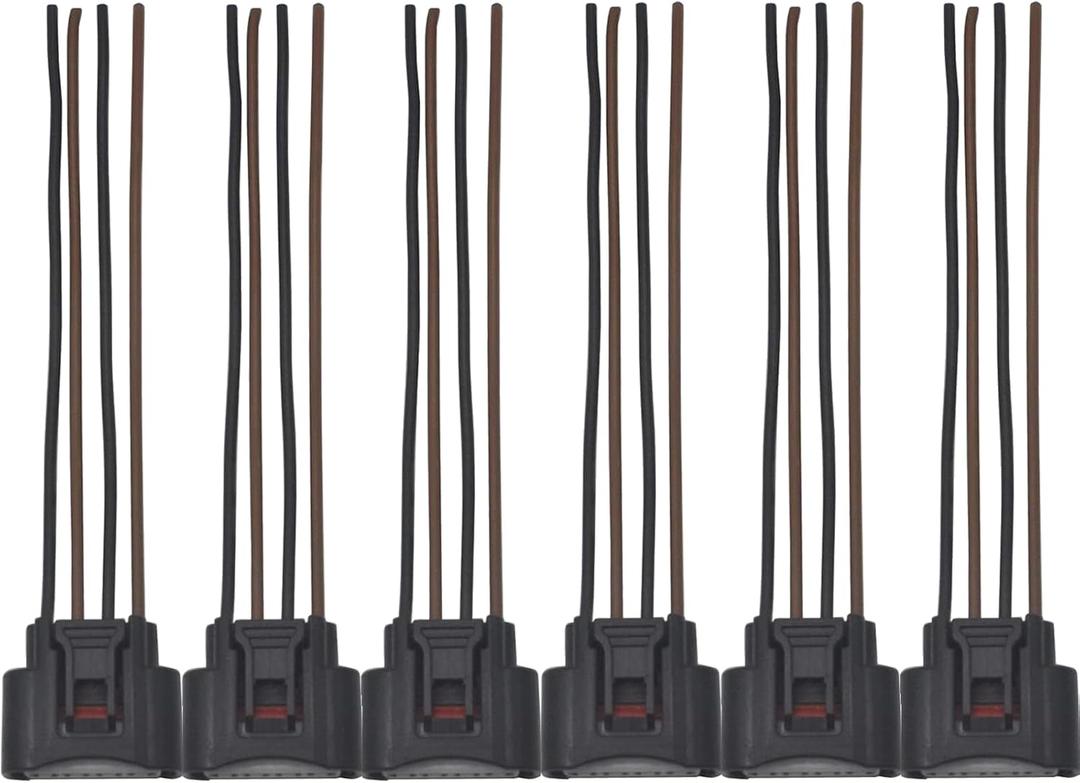 Ignition Coil Connector Wire Harness 90980-11885 Set of 6 Fit for Toyota Sienna Highlander Tacoma Avalon Camry Solara Tundra 4Runner RAV4 Venza FJ Cruiser 2000-2017,Lexus 1999-2017 3.3L 3.5L 4.0L V6