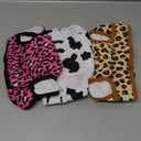 Wegreeco Washable Dog Diapers (3 Pack), Highly Absorbent Female Dog Diapers for Heat, Period, Incontinence, or Excitable Urination (Zebra, Giraffe, Spotty, XL) (X-Large (17.5"-27" Waist))