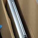 Dog Door for Sliding Glass Door, Adjustable Height 75 4/5" to 80 3/10" Sliding Door Pet Door Insert, Suitable for Dogs Up to 75 lbs, Large, White