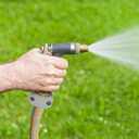 Hourleey Garden Hose Repair Kit, 2 Sets Aluminum Alloy Garden Hose End Mender, Male and Female Water Hose Repair Fittings, Fit 5/8" and 3/4" Connector, with 4 Extra Hose Washers