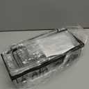 EUDELE Adhesive Shower Caddy, 5 Pack Rustproof Stainless Steel Bath Organizers With Large Capacity, No Drilling Shelves for Bathroom Storage & Home Decor (XL size, Black)