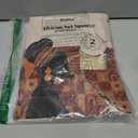 CORATED African Net Sponge Authentic, Shower Loofah Exfoliating Bath Sponge, Body Scrubber for Women and Men Daily Use Body Care, Travel Portable Bath Accessories Gifts for Women (Linen & Brown)