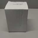 IEEK Makeup Brush holder Organizer,Glass Cosmetic Makeup Brush Cup Ceramics Brushes Storage Holder,White and Gold Modern Make Up Brush Cup Pen Pencil Holder Striped Vase