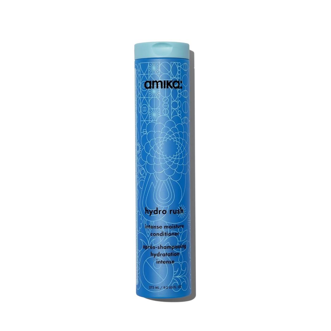 amika hydro rush intense moisture conditioner with hyaluronic acid (9.2 Ounce (Pack of 1))