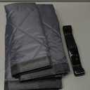 Window Insulation for Winter 3159 Windows Insulation Kit Thermal Insulated Window Cover Fit Max Size 3058with Hook & Loop Insulated Curtains for Winter Windows Blanket in Bedroom Attic RV - Gray