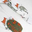 HonestBaby Family Matching Holiday Pajamas 100% Organic Cotton for Men, Women, Kids, Toddlers, Baby Boys, Girls, Unisex, Pets (3-6 Months, Foxy Green)