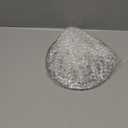 Acrylic Chandelier Shade, Ceiling Light Shade Beaded Pendant Lampshade with Crystal Beads and Chrome Frame for Bedroom, Wedding or Party Decoration, Diameter 8.7'' 3 Tiers