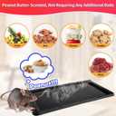 LULUCATCH Mouse Traps, 12 Pack Large Glue Traps Mouse Traps Indoor for Home, Pre-Baited Non-Toxic Bulk Glue Boards for Mice, Snakes, Rat, Lizard, Cockroach & Spiders, Pet Safe, Easy to Use