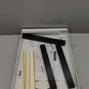 Pull out Cabinet Organizer, Expandable(12"-20") Heavy Duty Slide out Drawers Fixed with Adhesive Nano Film for Pots, Roll out Shelf Storage for Kitchen Base Cabinet, Pantry, Bathroom Cupboard (White)