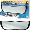 New Improved Angel View Wide-Angle Rearview Mirror AS-SEEN-ON-TV Reduce Blind Spots, Installs in Seconds, Fits Most Cars, SUVs & Trucks