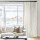 Natural Cream Linen Black Out Curtains 120 Inch Long for Living Room Bedroom 2 Panel Sets Room Darkening Pinch Pleated Back Tab Extra Long Blackout Curtains Boho Farmhouse Thermal Insulated Drapes  