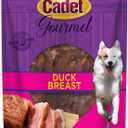 Cadet Gourmet Duck Breast Jerky Dog Treats, Healthy, Long-Lasting High-Protein Training Treats for Small & Large Dogs, 40 oz. (2.5 Pound (Pack of 1))