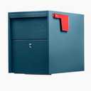 Post Mount Mailbox | Large Size - Anti-Theft Locking Mailbox, 15.5" H x 12" W x 18.5" D, Weatherproof Mailboxes for Outside The House