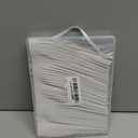 White Fringe Trim 6 Inch  2 Yards PU Leather Tassel Fringe Trim for Clothing Handbag Boots, DIY Craft Embellishment