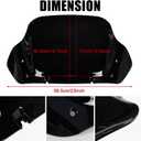 10" Wave Windshield - PSLER Wind Splitter Windscreen for Touring Street Glide FLHX , CVO Street Glide FLHXSE 2023 UP