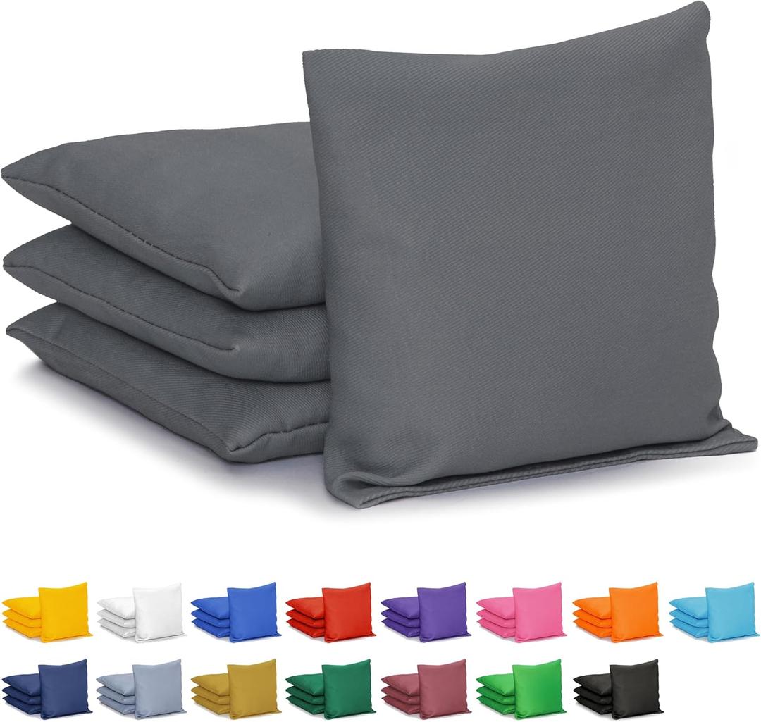 GoSports Classic Cornhole Bean Bags Set of 4 Regulation All Weather, Mix and Match | 6 x 6 x 6 inches