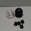 Silicone Ice Ball Molds for Whiskey - Set of 4 Round Makers with Lids for Cocktails, Bourbon, and Drinks