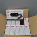 Vinyl synex Exam Gloves Size M Black 10 Boxes
