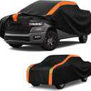 Truck Cover for 2009-2025 Dodge Ram 1500 Crew Cab Short Bed, Multi-Layer Pickup Covers Waterproof All Weather with Zipper Door, Sun Rain Dust Snow Protection