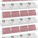 PecMuikee Business Card Holder Wall Mount，6 Pack Gift Card Holder for Wall ，Horizontal Multiple Business Card Holder Organizer for Office (24 Pockets)