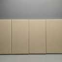 4PCS Sound Proof Panels for Walls, Large Acoustic Panels Sound Absorbing, 23.6x11.8 Inches Sound Proof Foam Panels for Walls, Fiberglass Inner Sound Absorbing Panels for Studio Home Office (Camel)