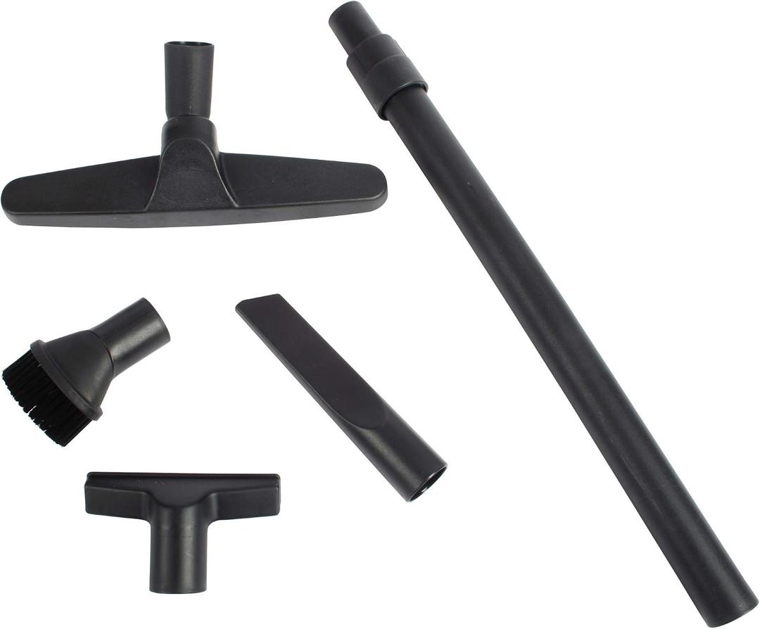Cen-Tec Systems 95402 Attachment Set with Ratchet Extension Wand for 35mm Diameter Miele and Sebo Vacuums, Black
