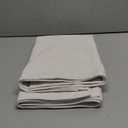 MIULEE Euro Sham Pillow Covers for Bed 26x26, 2 Pack Cream White Thick & Textured Decorative Throw Pillow Covers, Neutral Linen Cushion Cases, Modern Farmhouse Home Decor, No Filling