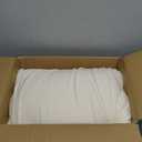 Talalay 100% Natural Premium Latex Pillow, Queen Bed Pillow with Removable Cotton Cover, Helps Relieve Pressure, Sleeping Pillow Suitable for Back and Side Sleepers, Travel Pillow (Queen (Medium))