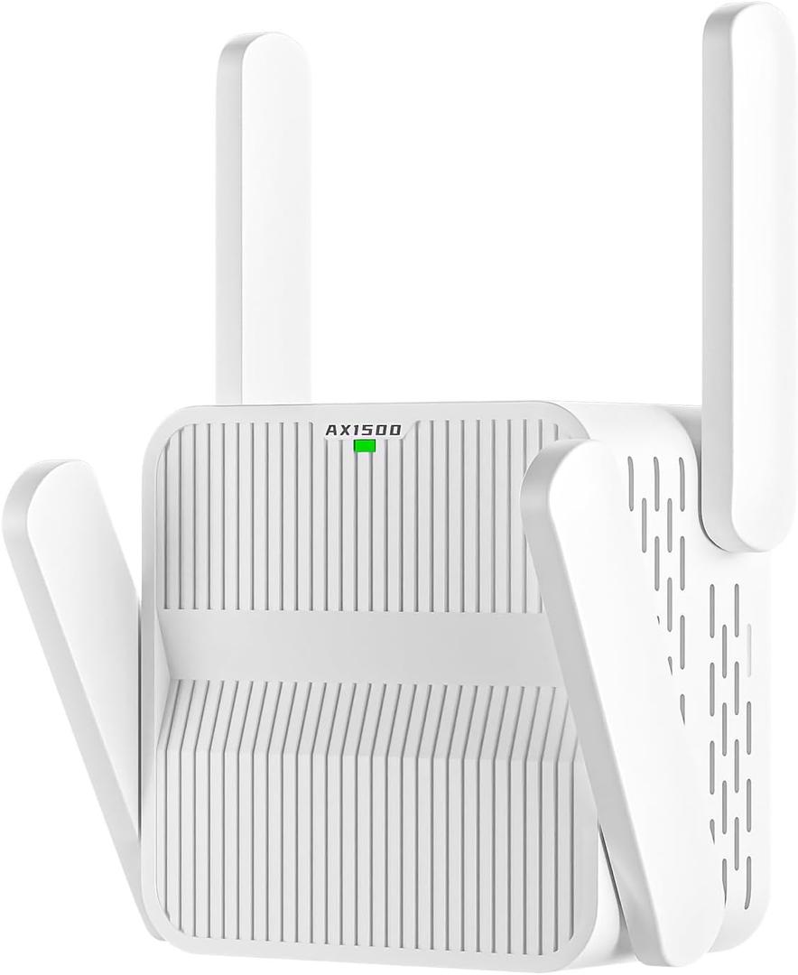 WiFi Extender, WiFi Extender Signal Booster, WiFi Booster, Covers Up to 15888 Sq.ft and 155 Devices, Dual Band Wireless Repeater, WiFi Repeater, WiFi Extenders Signal Booster for Home (White-JH2)