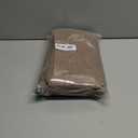 Softalker Linen Textured Rectangle Tablecloth, Waterproof Wipeable Farmhouse Burlap Table Cloth, Stain Resistant Wrinkle Free Table Covers for Kitchen Dining Holiday Party (60 x 84, Brown)