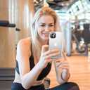 SPIDERCASE for iPhone 14 Case/iPhone 15 Case, [15 FT Military Grade Drop Protection][Non-Slip] 2 Pack [Tempered Glass Screen Protectors+Camera Lens Protectors] Heavy Duty Shockproof Case,Frosted Clear