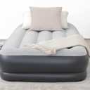 SLEEPLUX Durable Inflatable Air Mattress with Built-in Pump, Pillow and USB Charger, Twin