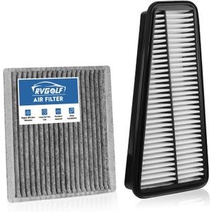 Engine+Cabin Air Filters Kit Only Fit Gas Version for 2003-2009 Toyota 4RUNNER 4.0L(Not for 4.7L), 2007-2009 FJ CRUISER 4.0L Engine Air Filter Automotive Accessories Replace CF9846A CA9683