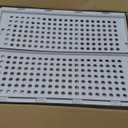 5 Pack Stackable Closet Storage Basket - Stackable Storage Bins, Multifunctional & Foldable Closet Organizer Waterproof, Wardrobe Cupboard Space-Saving Hat Storage Drawer Organizer, White