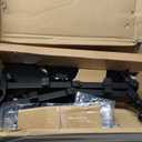 VIVO STAND-V002F Dual LED LCD Monitor Free-Standing Desk Stand for 2 Screens up to 27 Inch Heavy-Duty Fully Adjustable Arms with Max VESA 100x100mm (Black)