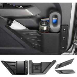 Mabett Front Door Pocket and Inner Door Handle Storage Organizer for Ford Bronco Accessories 2/4-Door 2026, 2021-2025